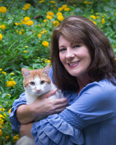 Portrait of Diane Kelly with Fritz
